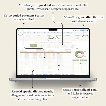 Wedding Google Sheets