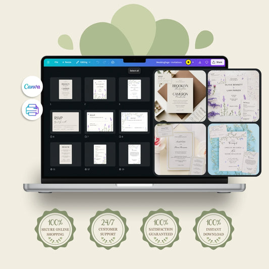 Wedding Invitation Templates Bundle