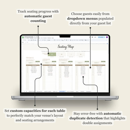 Wedding Google Sheets